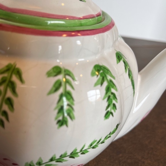 Hand-Painted Portuguese Teapot Vintage from the 1980s - Picture 7 of 11